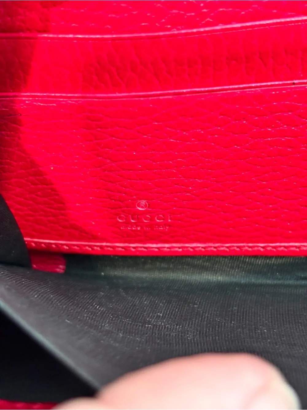 GUCCI Pink Marmont GG Limited Edition Butterfly Leather Zip Around Wallet - Picture 10 of 16
